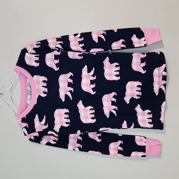 🔥FINAL💲⬇️Hatley/Little Blue House Cotton Pink Plaid Bears Kids PJ's, SZ 4*~NWT - Picture 2 of 12
